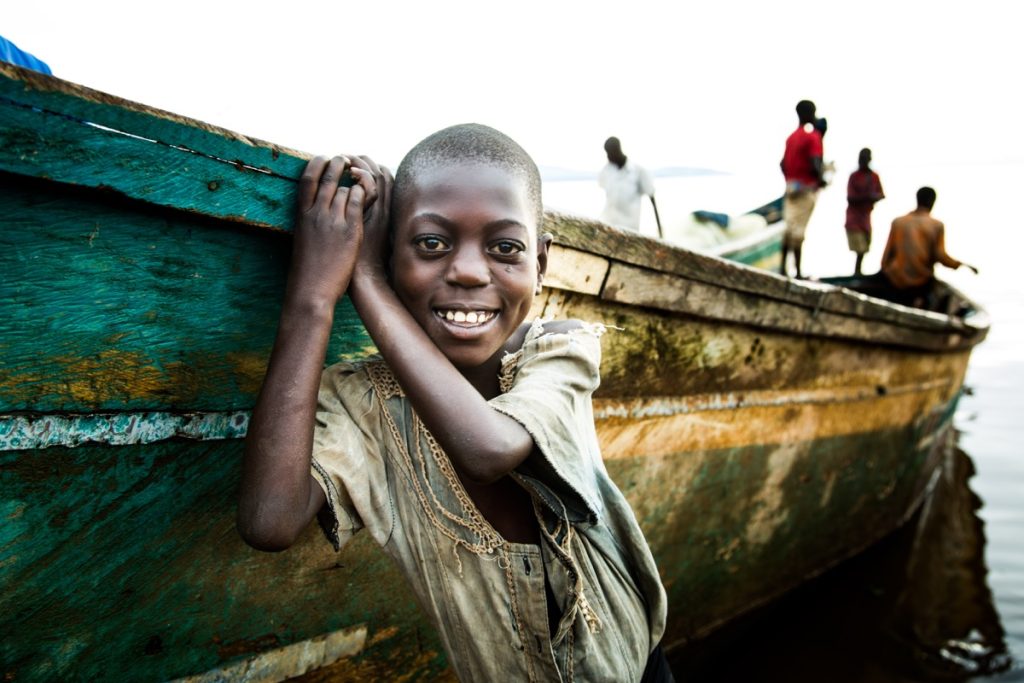 Not a Compassion sponsored child, location release form secured (private dock), but not an individual caregiver consent form